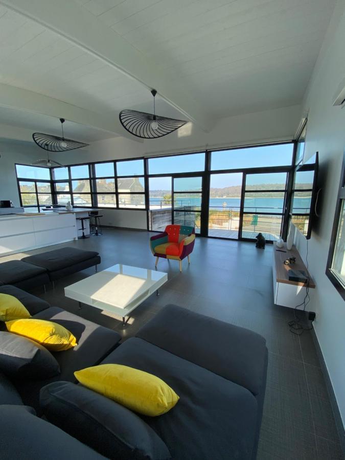 Maison Villa Montmarin Vue Mer Bretagne Nord Vers Roscoff Carantec Morlaix Plouescat Locquenole Avec Son Spa Et Sa Vue Mer Eksteriør bilde